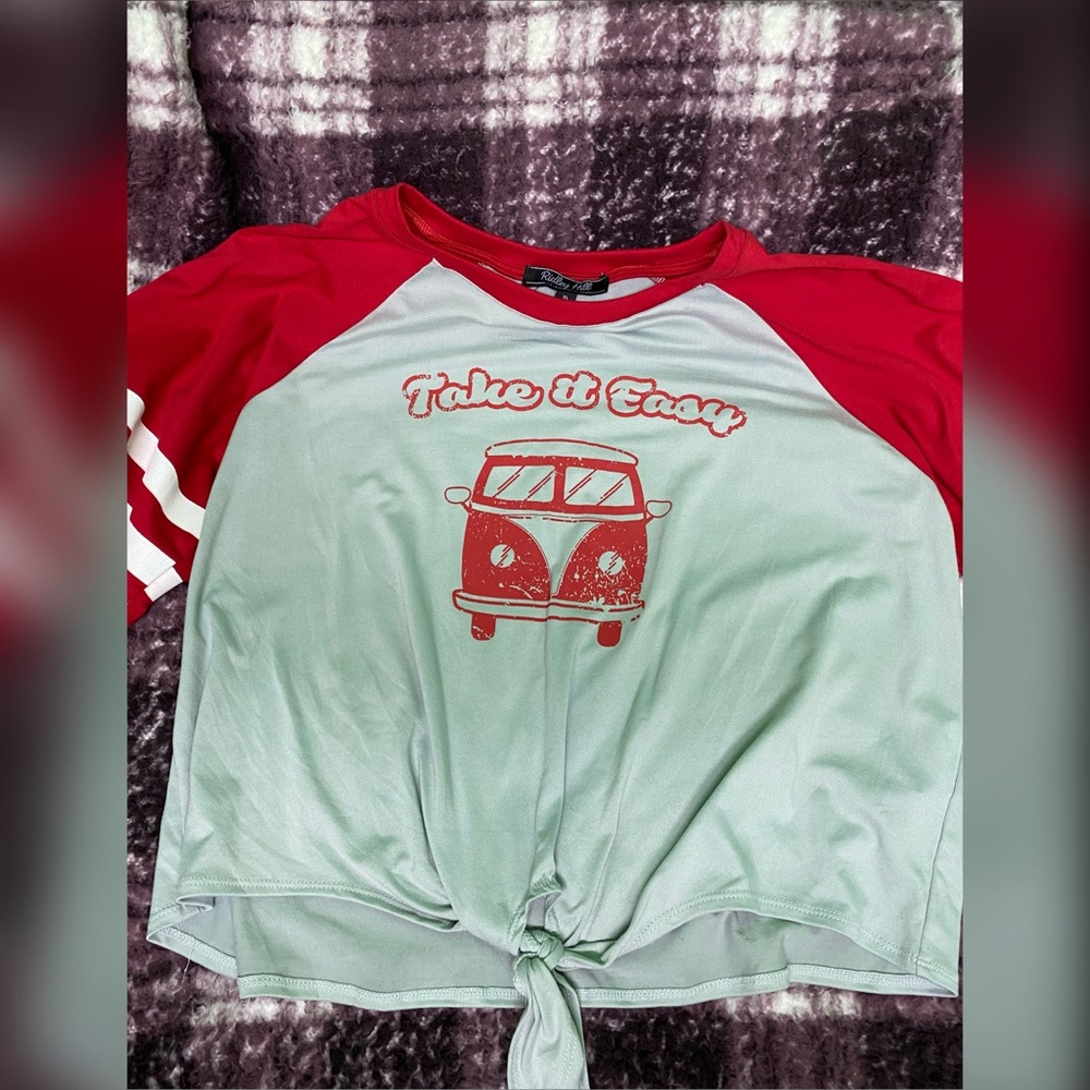 ‘Take It Easy’ Tie Crop Top